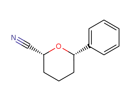 cis-2-phenyltetrahydropyran-6-carbonitrile