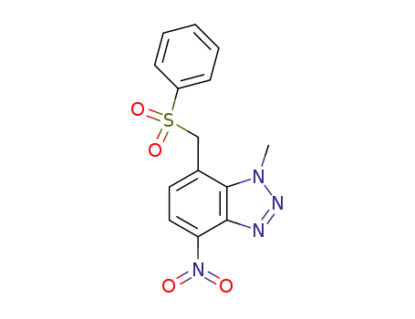 1-Methyl-4-nitro-7-(phenylsulfonylmethyl)benzotriazol