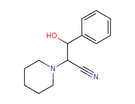 1-Piperidineacetonitrile,a-(hydroxyphenylmethyl)- cas  64399-76-4