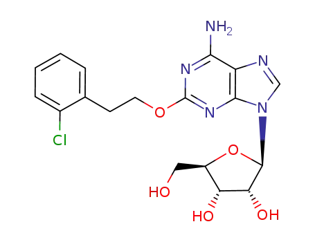 Adenosine, 2-[2-(2-chlorophenyl)ethoxy]-