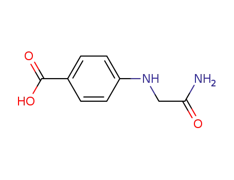 Molecular Structure of 86364-40-1 (Benzoic acid, 4-[(2-amino-2-oxoethyl)amino]- (9CI))