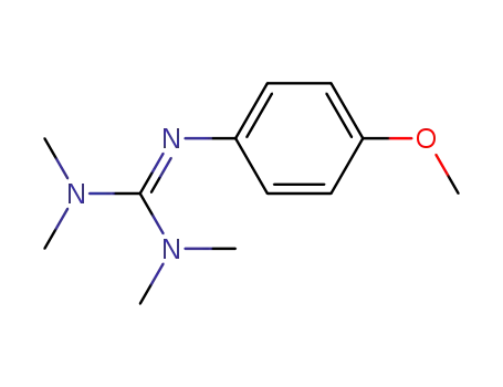 Molecular Structure of 20815-35-4 (Guanidine, N''-(4-methoxyphenyl)-N,N,N',N'-tetramethyl-)