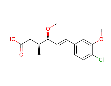 (E)-(3S,4R)-6-(4-Chloro-3-methoxy-phenyl)-4-methoxy-3-methyl-hex-5-enoic acid