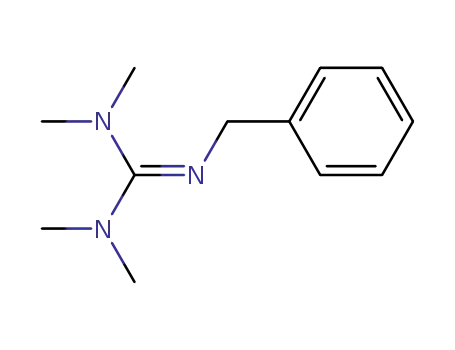 Molecular Structure of 6392-73-0 (Guanidine, N,N,N',N'-tetramethyl-N''-(phenylmethyl)-)