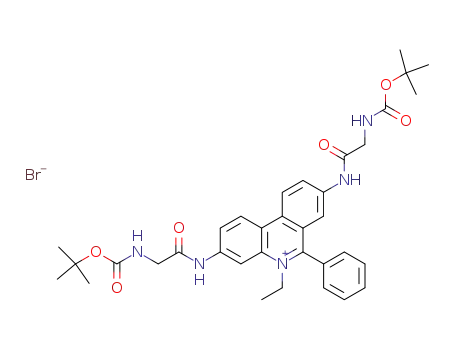 N-3,8-di(BOC-glycyl) ethidium bromide