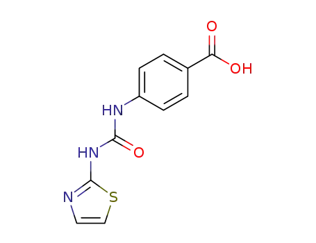4-[(1,3-thiazol-2-ylcarbamoyl)amino]benzoic acid