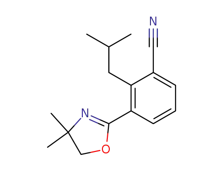 Benzonitrile, 3-(4,5-dihydro-4,4-dimethyl-2-oxazolyl)-2-(2-methylpropyl)-