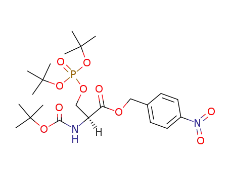 N<sup>α</sup>-(t-butoxycarbonyl)-O-(di-t-butylphosphono)serine 4-nitrobenzyl ester