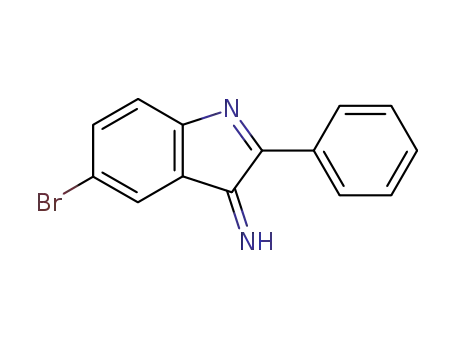 Molecular Structure of 83515-09-7 (5-Bromo-2-phenyl-3-iminoindole)
