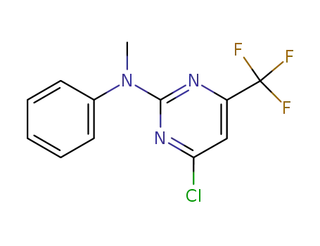 2-Pyrimidinamine, 4-chloro-N-methyl-N-phenyl-6-(trifluoromethyl)-