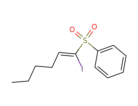 (Z)-((1-Iodo-1-hexenyl)sulfonyl)benzene