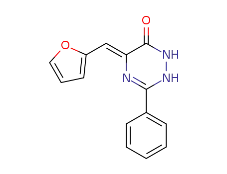 1,2,4-Triazin-6(1H)-one, 5-(2-furanylmethylene)-2,5-dihydro-3-phenyl-