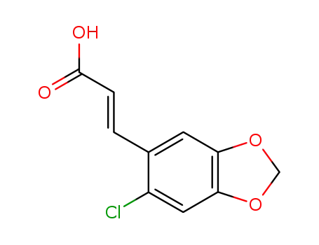 6-chloro-3,4-(methylenedioxy)cinnamic acid