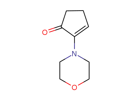 Molecular Structure of 24454-33-9 (2-Cyclopenten-1-one, 2-(4-morpholinyl)-)
