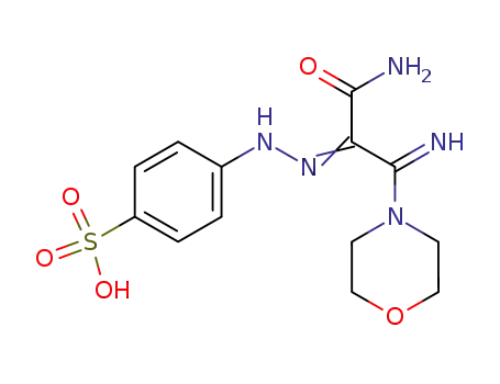 2-carbamoyl-2-(p-sulfophenylhydrazono)-N,N-(3-oxopentamethylen)-acetamidin