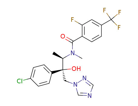 N-[(1R,2R)-2-(4-Chloro-phenyl)-2-hydroxy-1-methyl-3-[1,2,4]triazol-1-yl-propyl]-2-fluoro-N-methyl-4-trifluoromethyl-benzamide