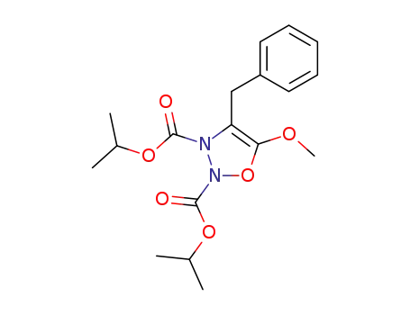 4-Benzyl-5-methoxy-[1,2,3]oxadiazole-2,3-dicarboxylic acid diisopropyl ester