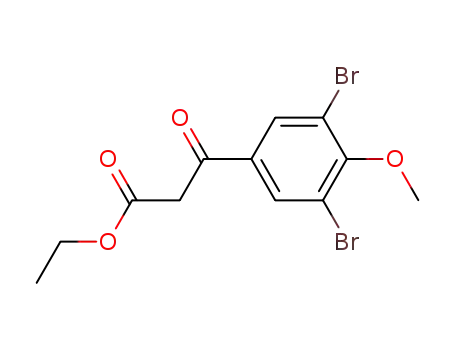 3,5-Dibromo-4-methoxybenzoylacetic acid ethyl ester