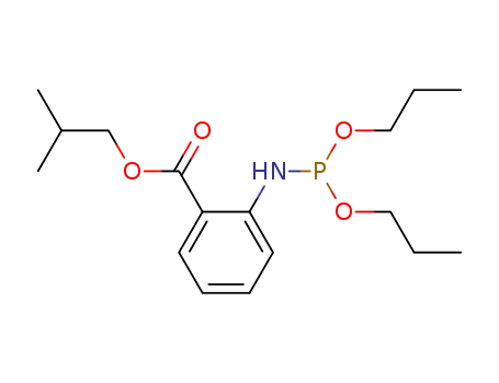 Molecular Structure of 82771-13-9 (2-(Dipropoxy-phosphanylamino)-benzoic acid isobutyl ester)