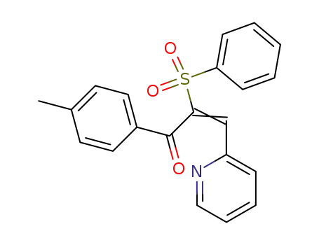 (E)-2-Benzenesulfonyl-3-pyridin-2-yl-1-p-tolyl-propenone