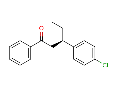 Molecular Structure of 138982-96-4 (1-Pentanone, 3-(4-chlorophenyl)-1-phenyl-)