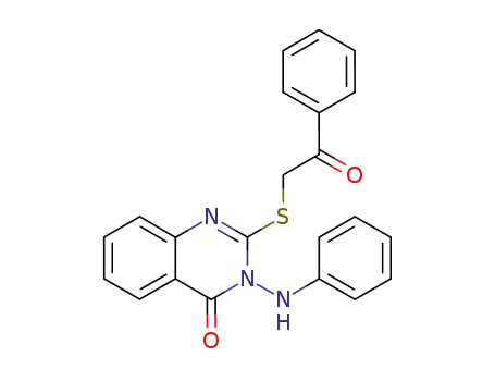 2-(2-Oxo-2-phenyl-ethylsulfanyl)-3-phenylamino-3H-quinazolin-4-one
