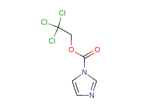 Molecular Structure of 70737-50-7 (2,2,2-Trichloroethyl 1H-imidazole-1-carboxylate)
