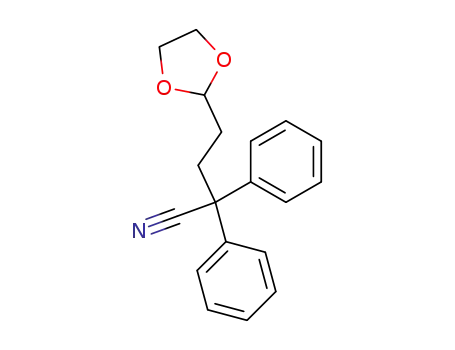4-[1,3]Dioxolan-2-yl-2,2-diphenyl-butyronitrile