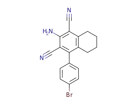 2-Amino-4-(4-bromo-phenyl)-5,6,7,8-tetrahydro-naphthalene-1,3-dicarbonitrile