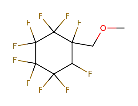 Molecular Structure of 94412-73-4 (Cyclohexane, 1,1,2,2,3,3,4,4,5,6-decafluoro-5-(methoxymethyl)-)