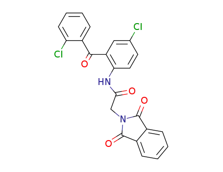 2H-Isoindole-2-acetamide,
N-[4-chloro-2-(2-chlorobenzoyl)phenyl]-1,3-dihydro-1,3-dioxo-