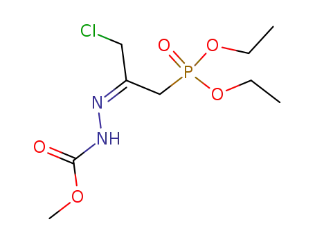 [3-Chloro-2-(methoxycarbonyl-hydrazono)-propyl]-phosphonic acid diethyl ester
