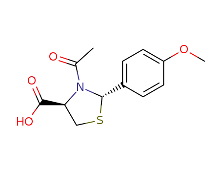 (2S,4R)-3-Acetyl-2-(4-methoxy-phenyl)-thiazolidine-4-carboxylic acid