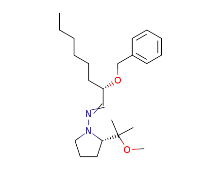 [(S)-2-Benzyloxy-oct-(Z)-ylidene]-[(S)-2-(1-methoxy-1-methyl-ethyl)-pyrrolidin-1-yl]-amine