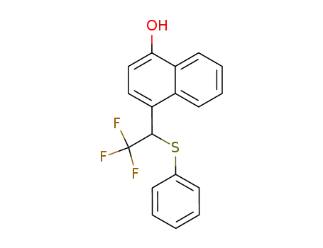 4-(2,2,2-Trifluoro-1-phenylsulfanyl-ethyl)-naphthalen-1-ol