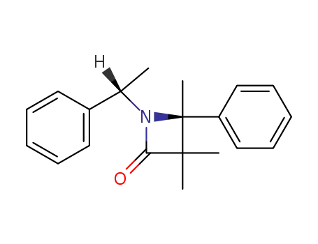 N-((S)-α-Phenylethyl)-3,3,4-trimethyl-4(S)-phenylazetidin-2-one