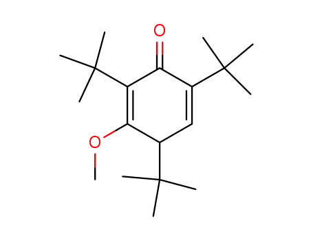 3-Methoxy-2,4,6-tri-tert-butyl-cyclohexa-2,5-dien-1-on