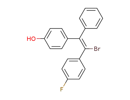 p-(beta-Bromo-4-fluoro-alpha-phenylstyryl)phenol