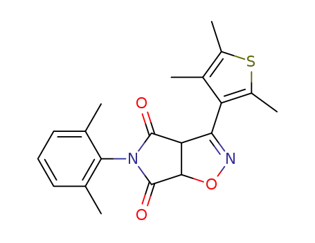 3-(2,4,5-trimethyl-3-thienyl)-5-(2,6-dimethylphenyl)-4,6-dioxo-3a,4,6,6a-tetrahydropyrrolo<3,4-d>isoxazole