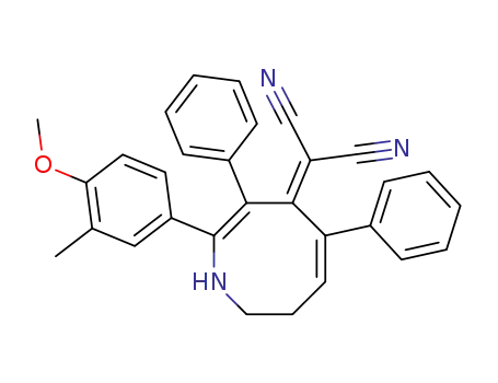 4-Dicyanomethylen-2-(4'-methoxy-5'-methylphenyl)-3,5-diphenyl-1,4,7,8-tetrahydroazocin