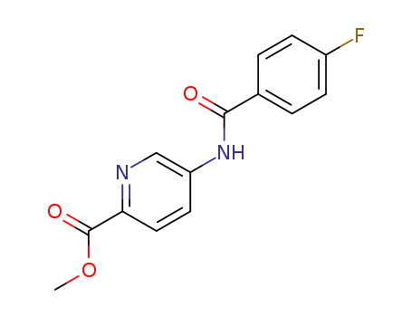 2-Pyridinecarboxylic acid, 5-[(4-fluorobenzoyl)amino]-, methyl ester