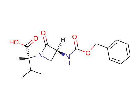 (3S)-(benzyloxycarbonyl)amino-α-isopropyl-2-oxoazetidine-1-acetic acid
