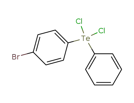 C<sub>12</sub>H<sub>9</sub>BrCl<sub>2</sub>Te