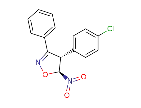 (4S,5S)-4-(4-Chloro-phenyl)-5-nitro-3-phenyl-4,5-dihydro-isoxazole