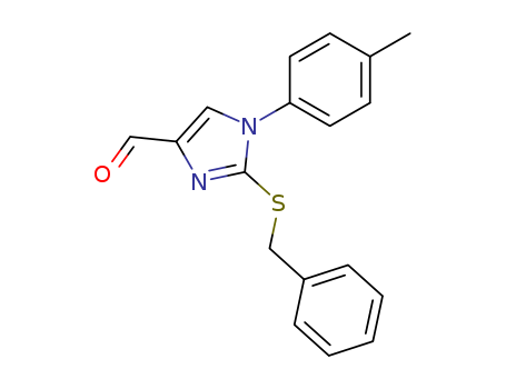 1H-Imidazole-4-carboxaldehyde, 1-(4-methylphenyl)-2-[(phenylmethyl)thio]-