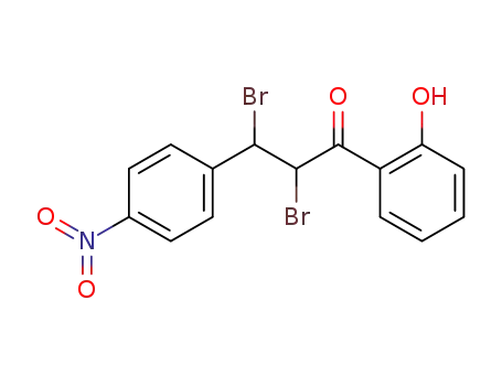 1-Propanone, 2,3-dibromo-1-(2-hydroxyphenyl)-3-(4-nitrophenyl)-