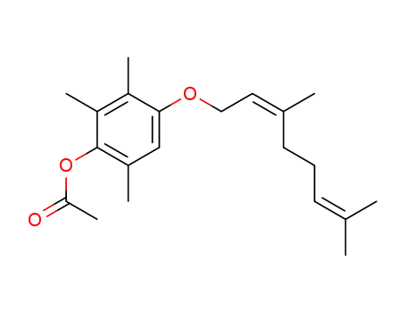 Acetic acid 4-((Z)-3,7-dimethyl-octa-2,6-dienyloxy)-2,3,6-trimethyl-phenyl ester