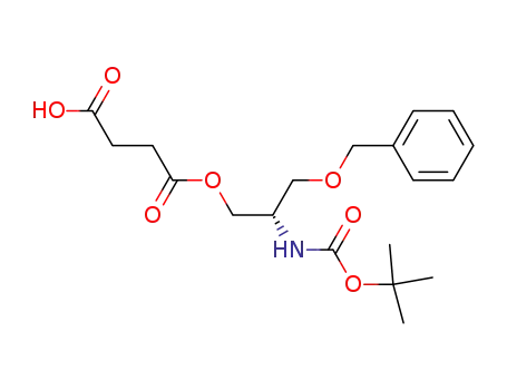 Succinic acid mono-((S)-3-benzyloxy-2-tert-butoxycarbonylamino-propyl) ester