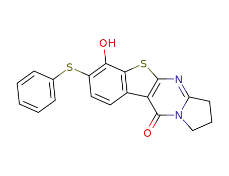 8-hydroxy-7-phenylthio-2,3-trimethylene-4-oxo-3,4-dihydrobenzothieno<2,3-d>pyrimidine