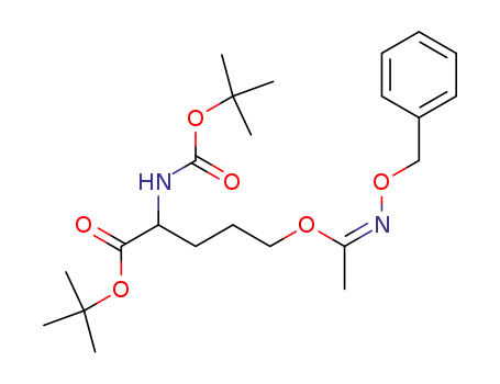 5-(N-Benzyloxy-acetimidoyloxy)-2-tert-butoxycarbonylamino-pentanoic acid tert-butyl ester